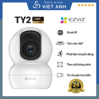 Camera wifi Ezviz TY2 1080P siêu nét đàm thoại 2 chiều hàng chính hãng bảo hành 24 tháng