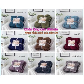 Chăn lông cừu Ultmate nhập khẩu cao cấp 2 lớp cực kỳ ấm ( size 2m x 2,3m ....