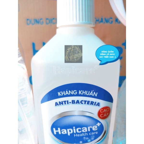 Chai Xịt Khuẩn HapiCare+ Chai lớn (500ml) Dung dịch rửa tay sát khuẩn / Nước khử khuẩn / Nước rửa tay khô
