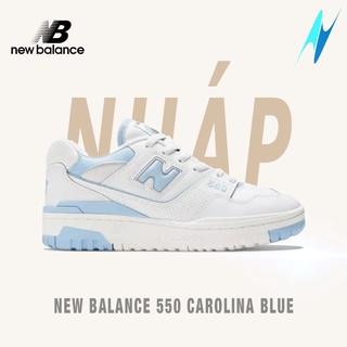Giày new balance 550 white blue haze chính hãng 100%