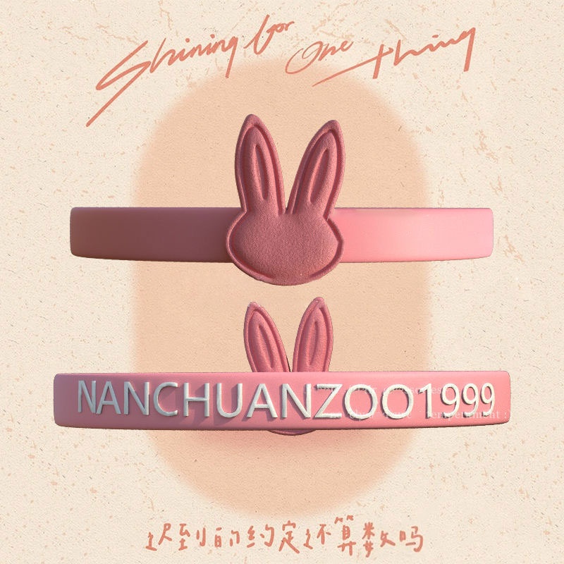 Dây buộc tóc silicon cao su phong cách thỏ thời trang Hàn Quốc đơn giản