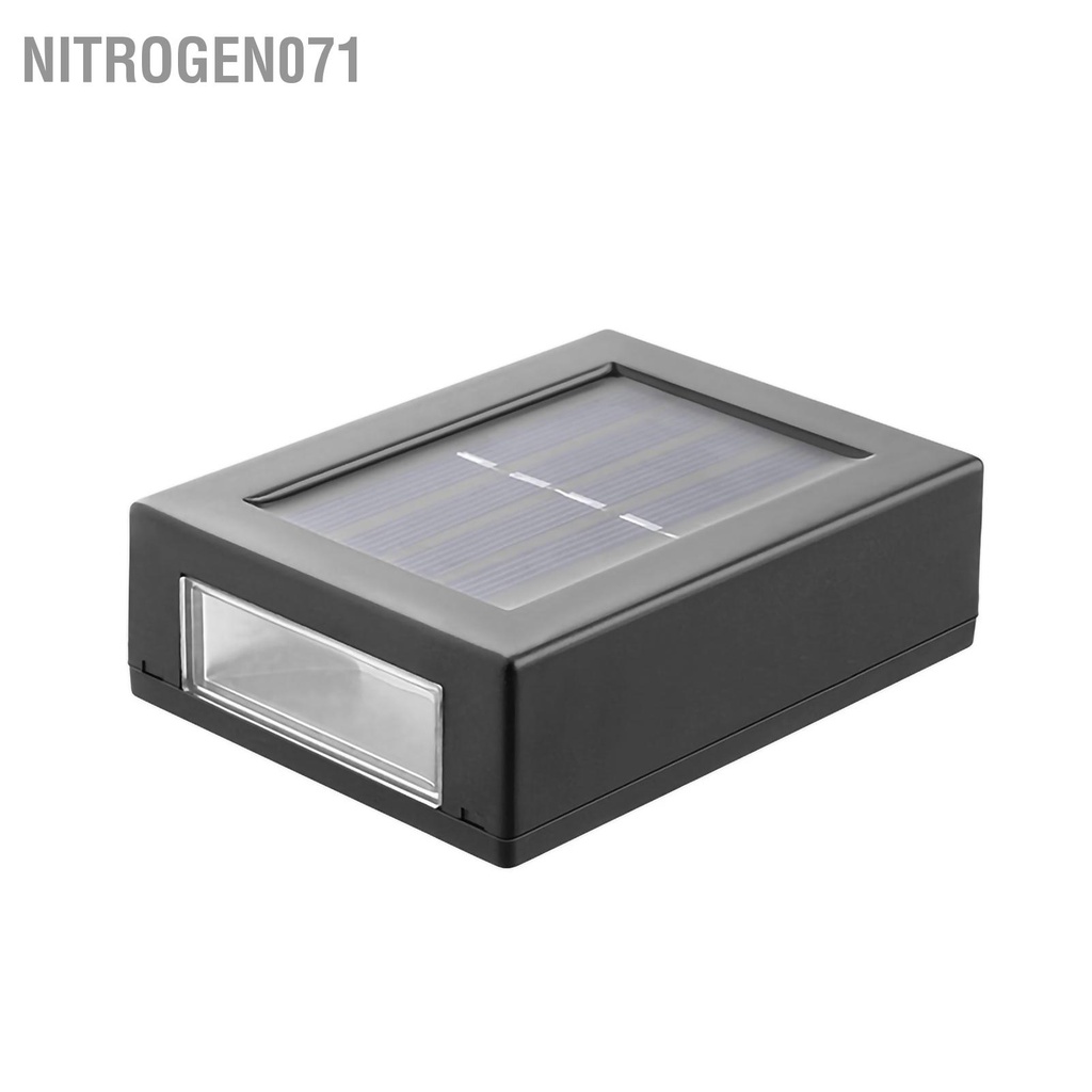 Nitrogen071Đèn Led Năng Lượng Mặt Trời Chống Thấm Nước Trang Trí Hàng Rào Sân Vườn 1.2V 5W