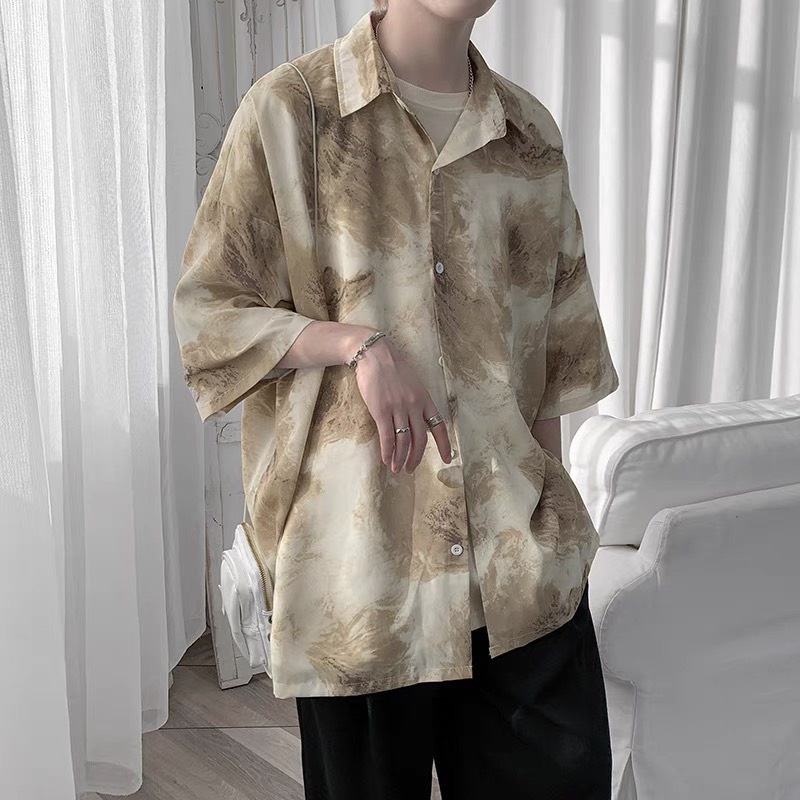 Áo sơm mi LOANG Unisex chất cotton thoáng mát SM1