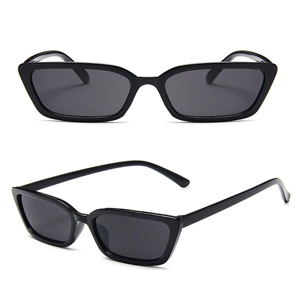 Kính Mát Hình Chữ Nhật Bằng Nhựa Họa Tiết Da Báo Màu Sắc Ngọt Ngào WMES15H