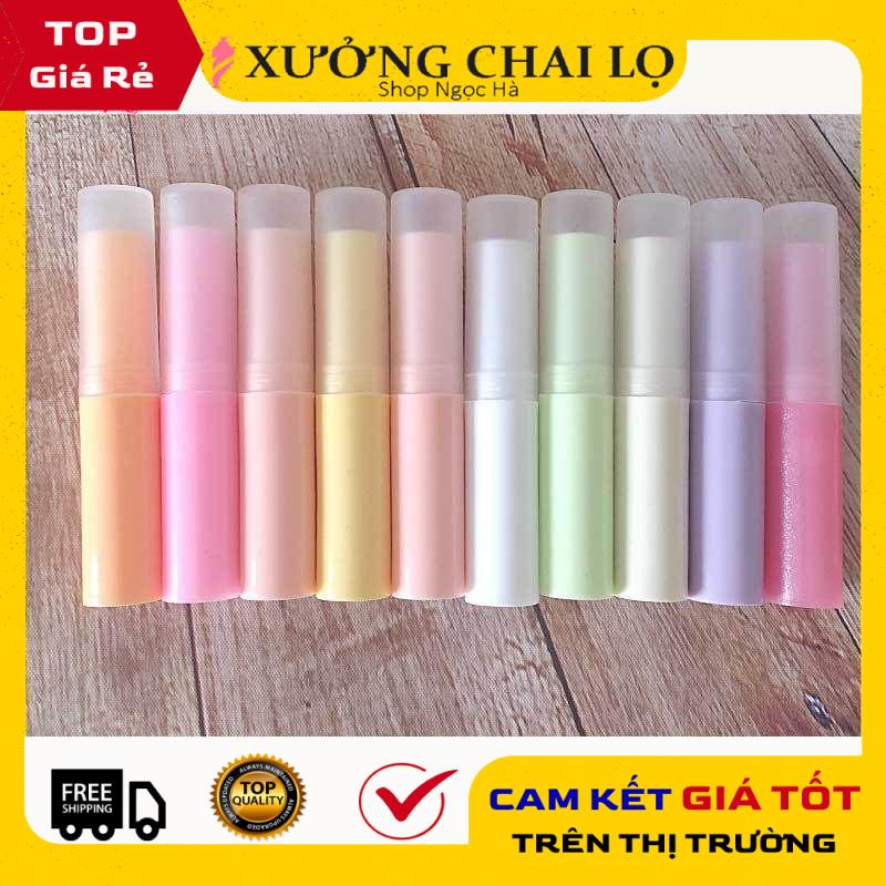 Vỏ Son Dưỡng Đổ Trực Tiếp 4g dùng làm son handmade , phụ kiện du lịch