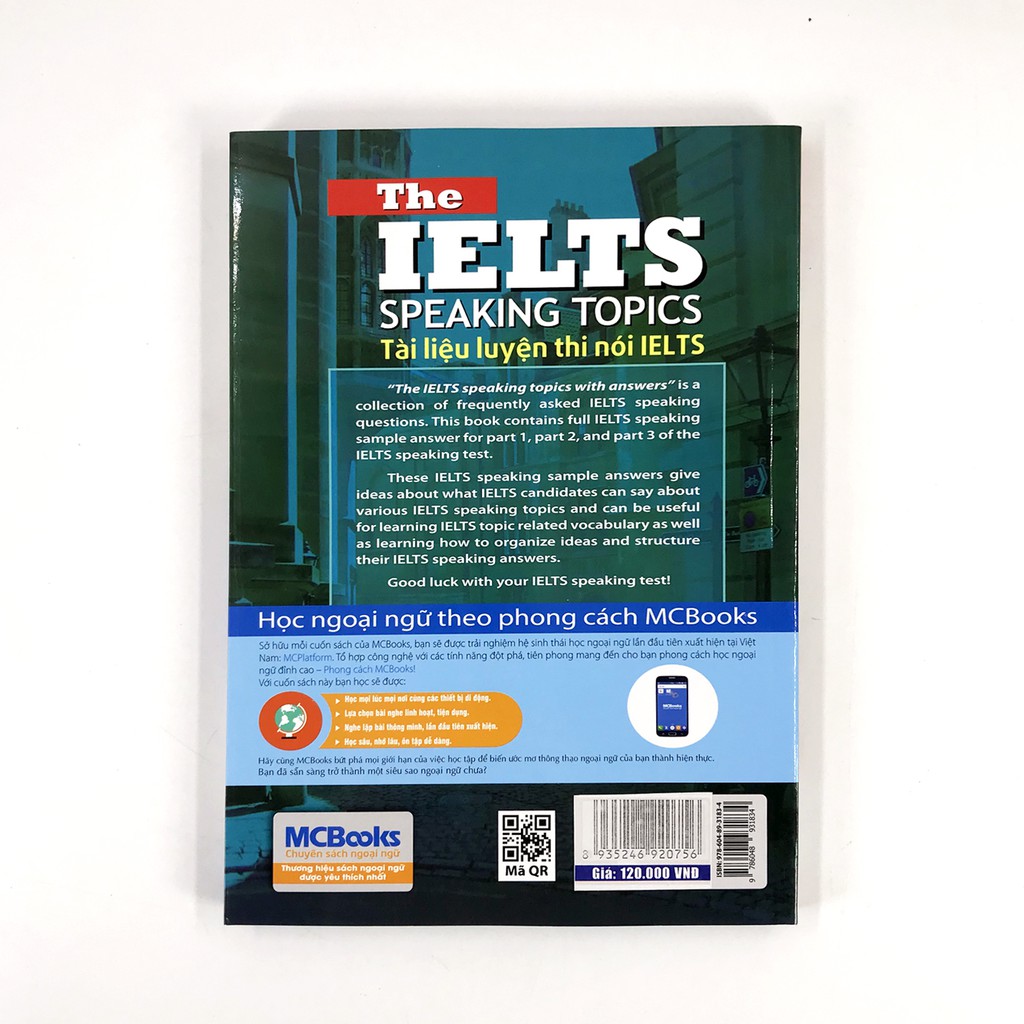 Sách - The IELTS Speaking Topics - Tài liệu luyện thi nói IELTS Tặng Kèm Bookmark