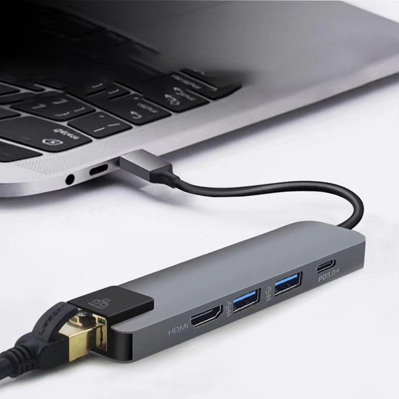 Cáp chuyển đổi Type C HUB HDMI cho Macbook Pro Thunderbolt 3