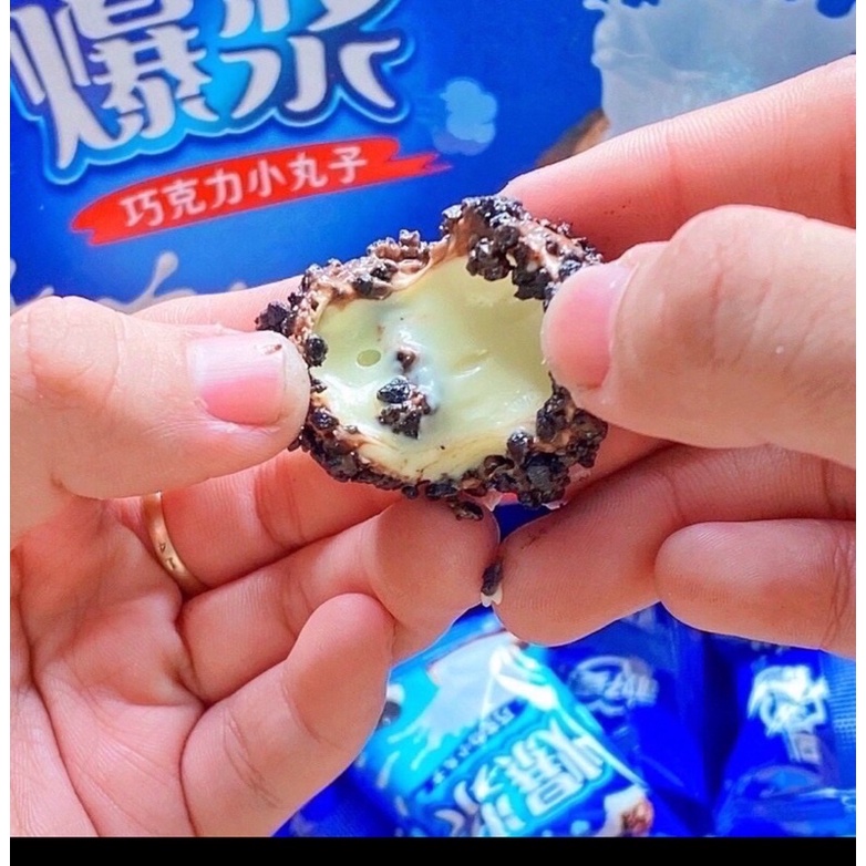 Bánh Oreo sôcla  nhân sữa chảy 3 lớp hộp 200g