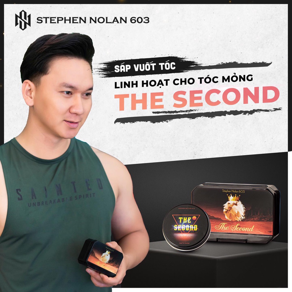 Sáp vuốt tóc The Second 56g Stephen Nolan 603 - Cho tóc mỏng thưa
