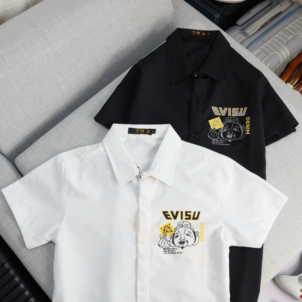 (HCM) ÁO SƠ MI NAM TAY NGẮN CỔ CHỮ V SIÊU HOT THỜI TRANG RỰC RỠ CHO CÁC ANH EM BẠN TRẺ KOKO MI FASHION