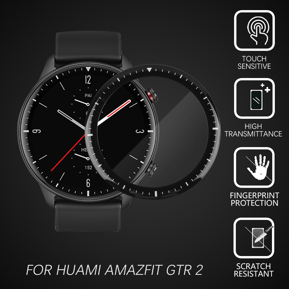 Kính Cường Lực 3d Bảo Vệ Mặt Dành Cho Đồng Hồ Huami Amazfit Gtr 2