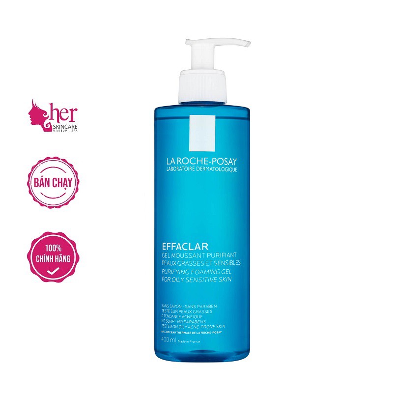 Sữa rửa mặt tạo bọt La Roche Posay Effaclar cho da dầu | BigBuy360 - bigbuy360.vn