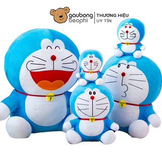 Thú Bông Đôrêmon Ngồi Đáng Yêu Gấu Bông Béo Phì