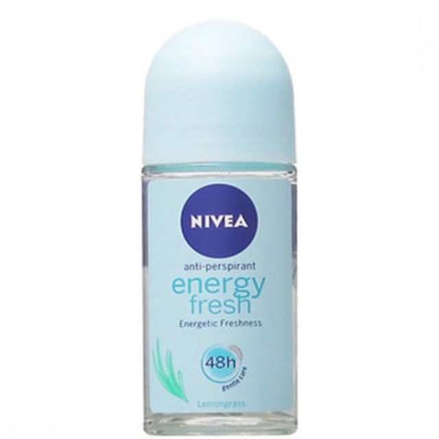 Lăn Khử Mùi Tươi Mát Mịn Màng Nivea Energy Fresh 50ml