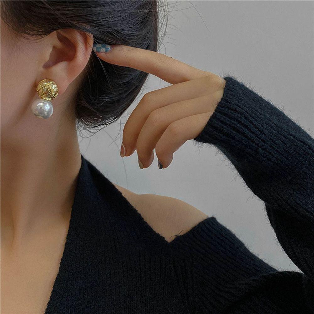 Bông Tai VANES1 Họa Tiết Hình Học Thanh Lịch Cho Nữ|Bông Tai Hình Voi Dumbo Thời Trang Hàn Quốc