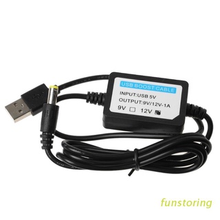 Dây cáp tăng áp usb 5v - 12v 5.5x2.1mm cho bộ định tuyến đèn led