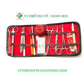  Bộ tiểu phẫu thực tập 13 món ( có đèn soi tai mũi họng )