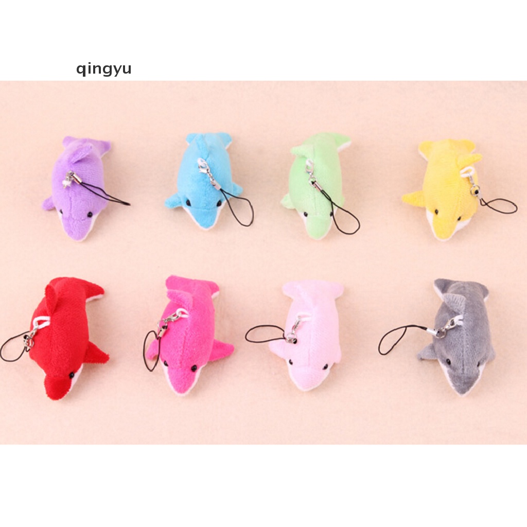 Set 2 Cá Heo Nhồi Bông 6CM Trang Trí Bó Hoa Cưới