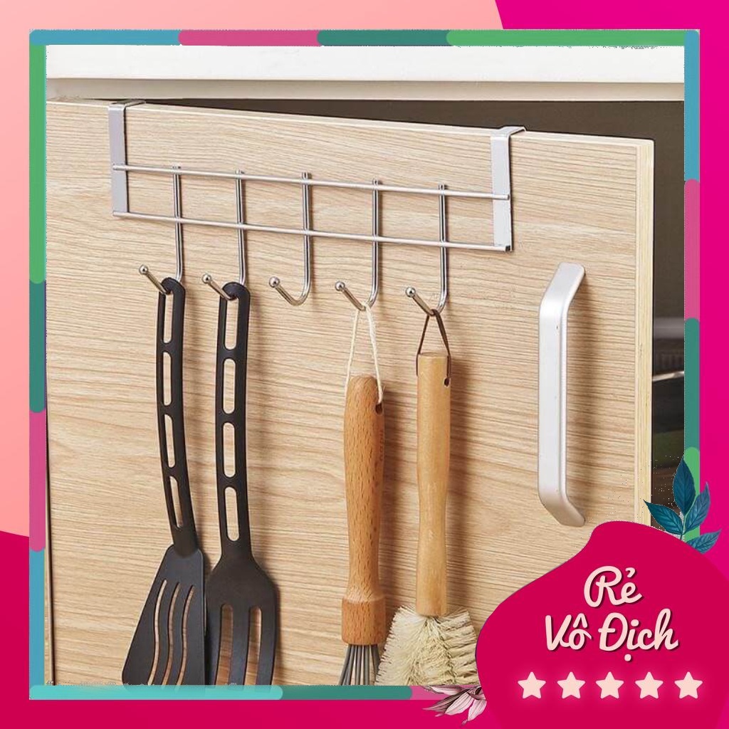 Giá Treo Đồ, Móc Inox Treo Đồ Gắn Sau Tủ Cánh Cửa Nhà Tắm Phòng Bếp Thông Minh