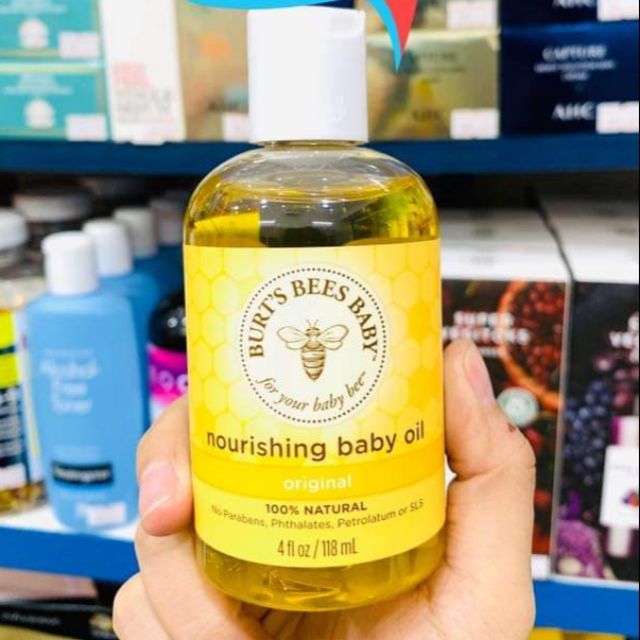 Dầu dưỡng massage Burt’s Bees Baby Oil 118ml cho bé – Burt’s Bees >>> top1shop >>> shopee.vn
