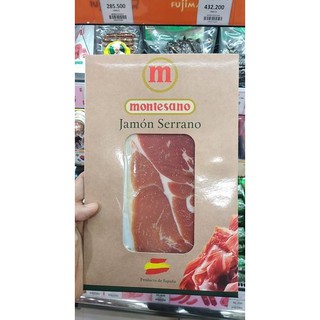 Thịt đùi muối cắt lát jamon hiệu serrano 100g