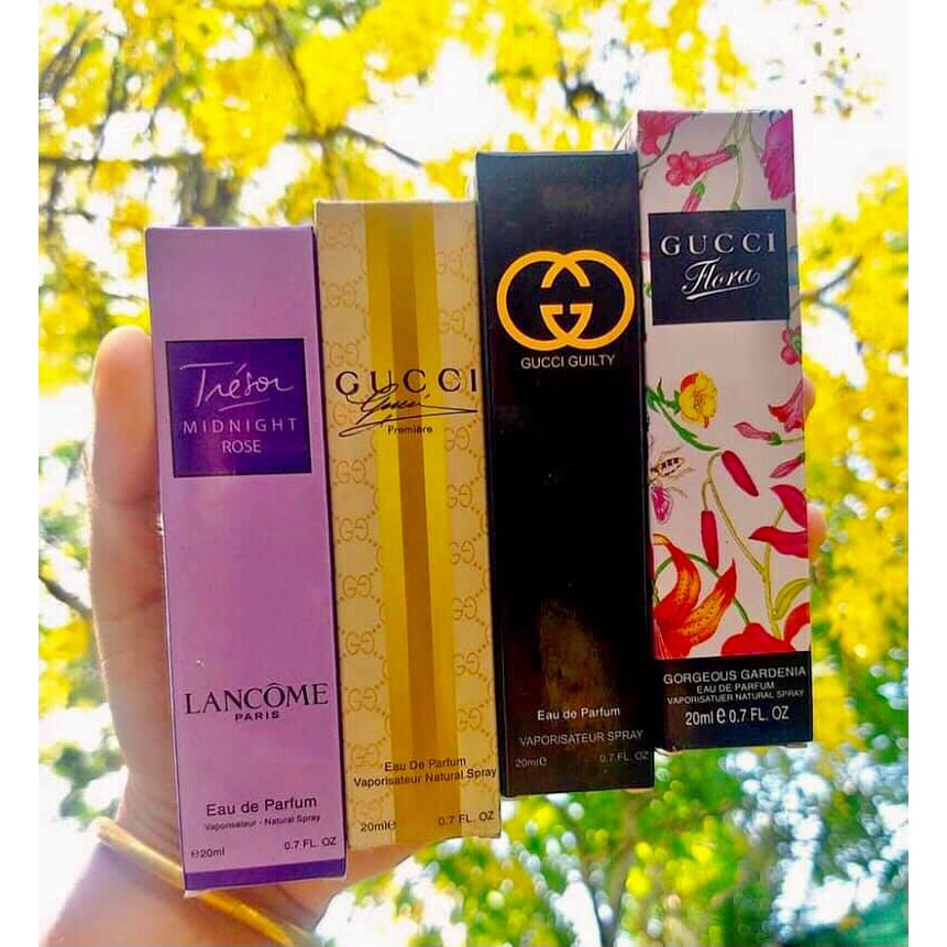 Nước hoa mini gucci nữ chai 20ml dạng xịt- mẫu 4d- Mùi gucci guilty