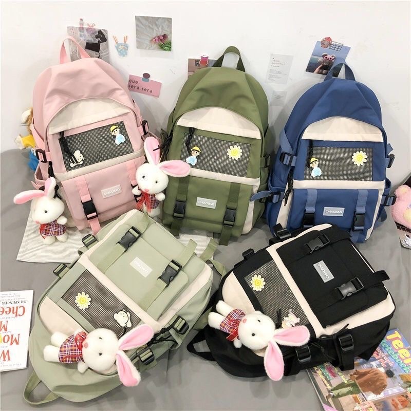 Balo nữ đi học thời trang Ulzzang Hàn Quốc, cặp sách đẹp hàng cao cấp dễ thương