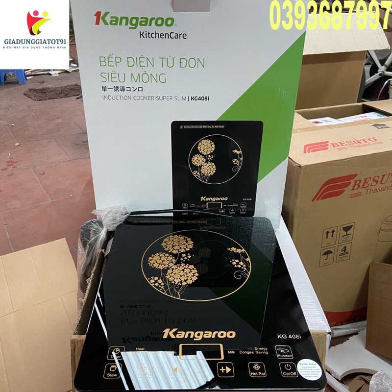 ☘️BẾP TỪ ĐƠN KANGAROO KG408i CHỨC NĂNG NẤU ĐA NĂNG BẢO HÀNH 12 THÁNG