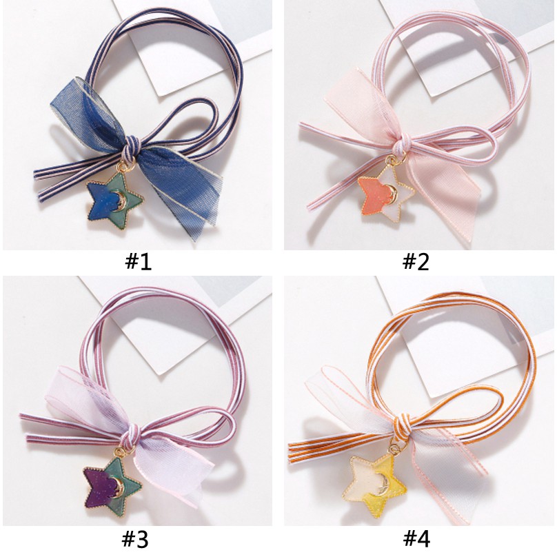 Dây Cột Tóc Cao Su Thiết Kế Đơn Giản Phong Cách Nhật Bản