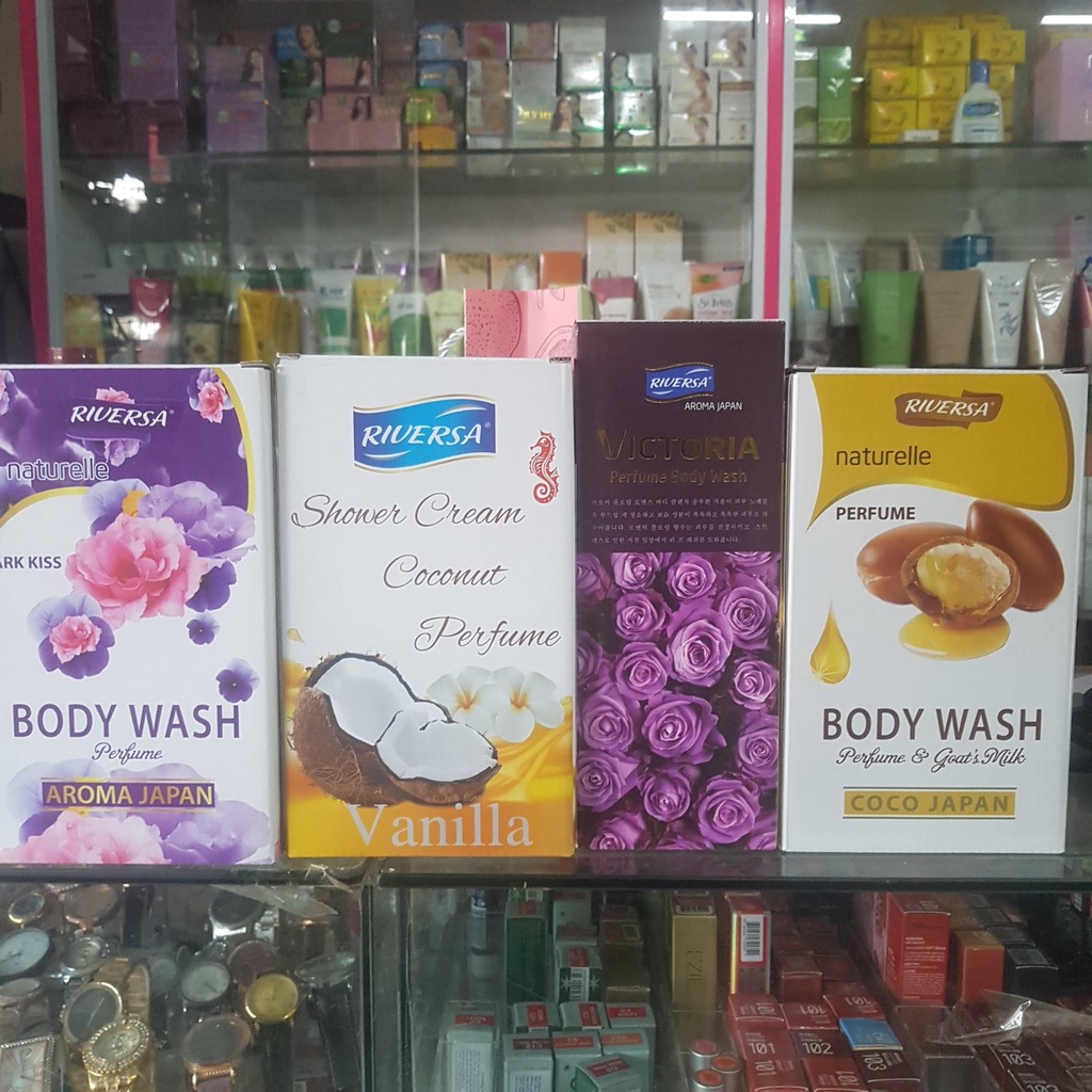 Sữa Tắm Trắng Da Riversa hương nước hoa Chính hãng