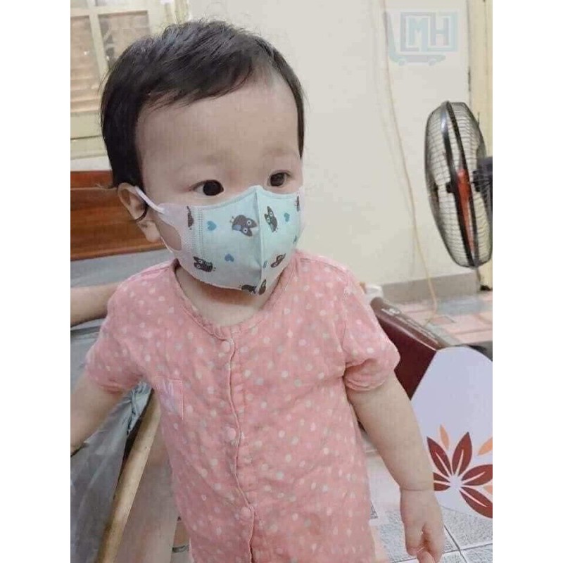 SET 5C KHẨU TRANG KHÁNG KHUẨN XUẤT NHẬT BÉ (3m-5y)