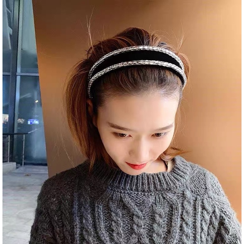 Cài tóc nữ đính đá Eleanor Accessories ngọc trai nhân tạo phụ kiện tóc 3629