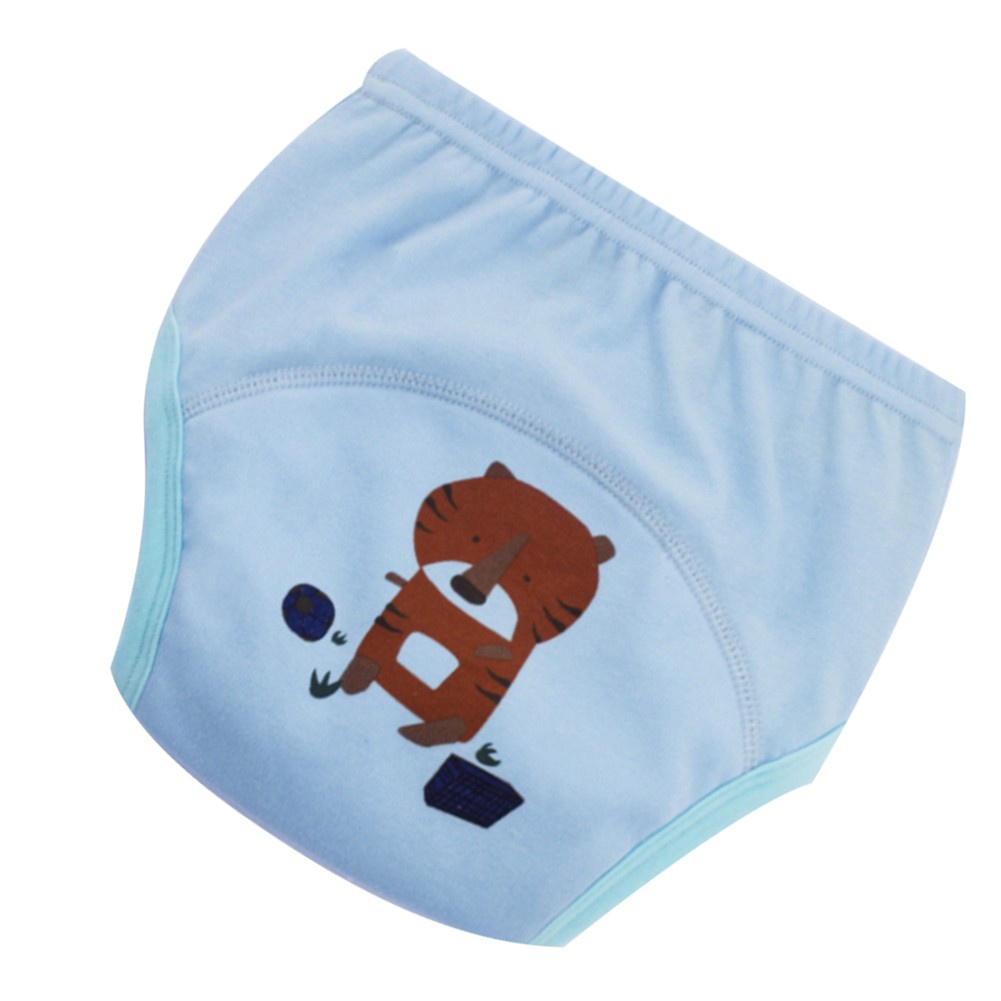 Cute Baby Diapers Reusable Nappies Cloth Diaper Washable Infants Cotton Training Pants Nappy Changing Panties for Babies 12 to 13 kg Tiger