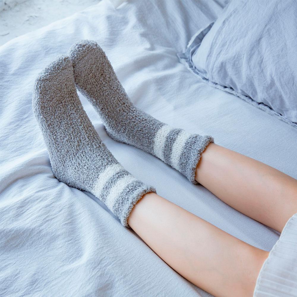 Vớ Lông Cừu San Hô Dày Dặn Giữ Ấm Mùa Thu Đông Dễ Thương VANES1