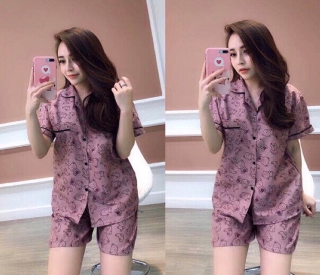 Bộ Pizama Cộc Nhiều Hình Đẹp | BigBuy360 - bigbuy360.vn