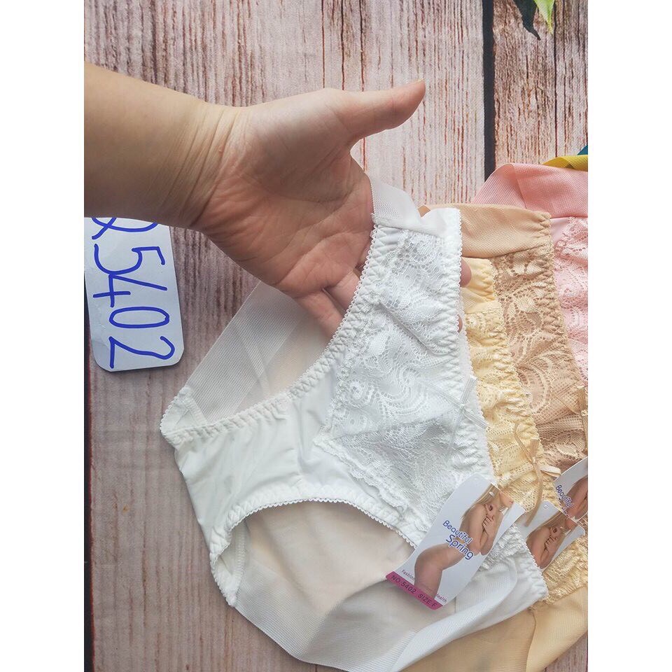 Quần lót nữ phối ren lưới siêu thoáng mát ⚡BEAUTIFUL SPRING⚡ Quần lót ren cao cấp QL5402 Hieu Store24h | BigBuy360 - bigbuy360.vn