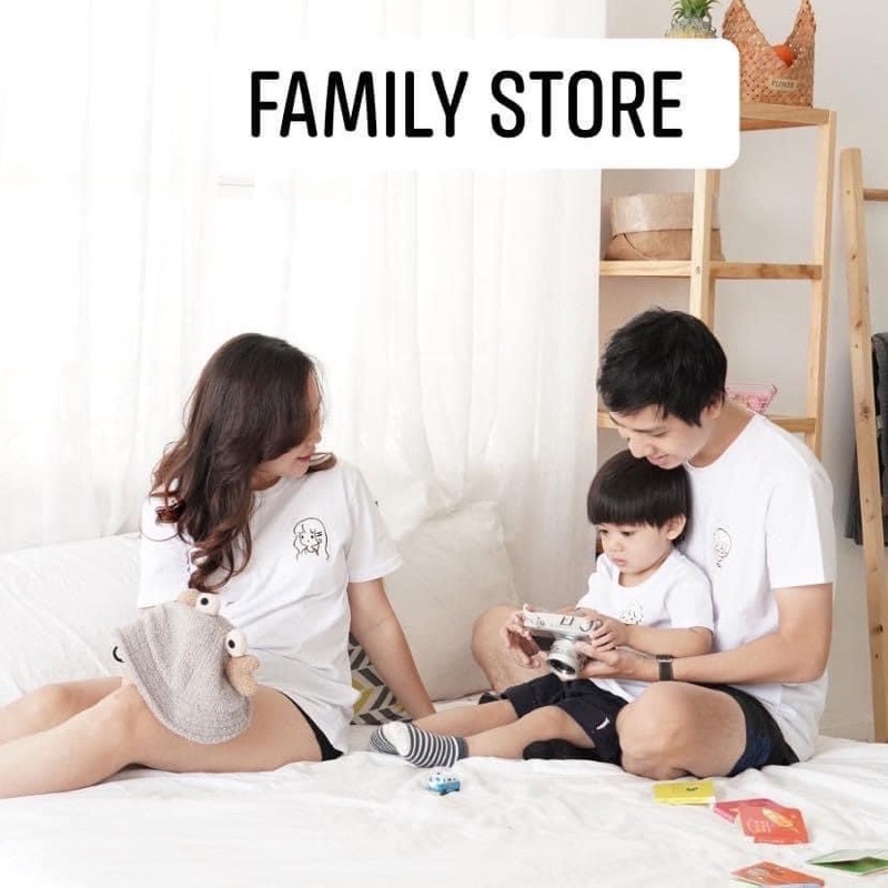 áo cặp gia đình 3/4/5 người chất cotton đẹp co giãn 4c mẫu dễ thương phong cách. Family store