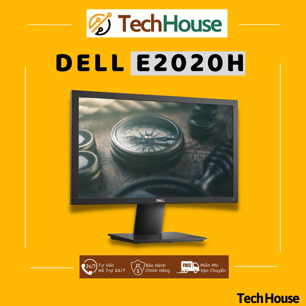 Màn hình LCD DELL E2020H 19.5INCH/ 1600 x 900/ VGA/ DP/ LED/ BLACK/ 3Yrs - Bảo Hành 36 Tháng | Tech House Official | BigBuy360 - bigbuy360.vn