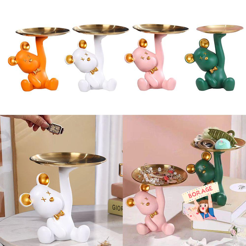 Khay Đựng Đồ Hình Gấu Dùng Trang Trí Phòng Khách