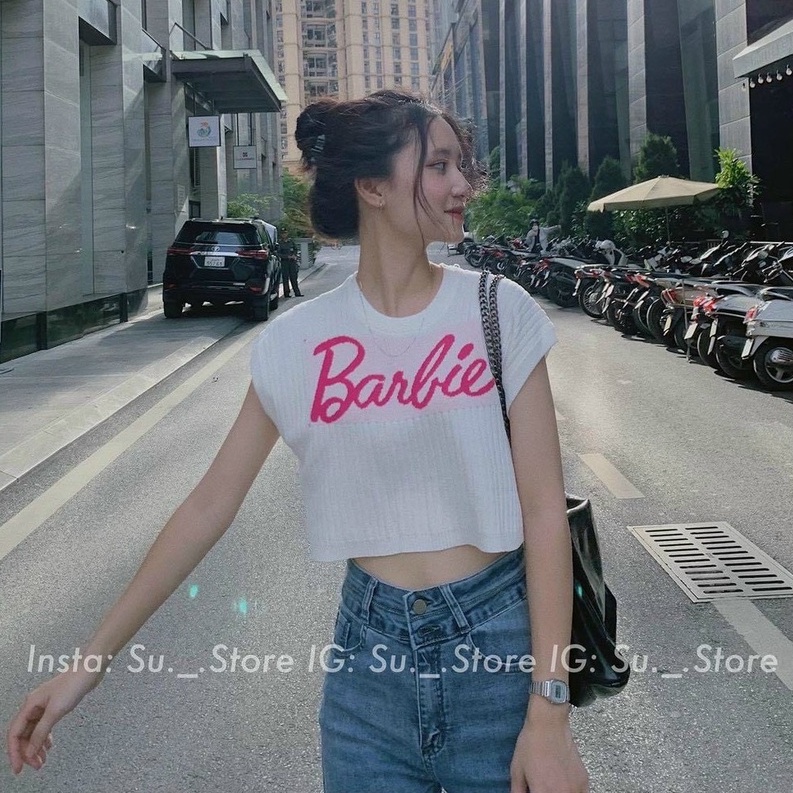 Áo croptop cách dơi babie vải tăm cao cấp Shynstores