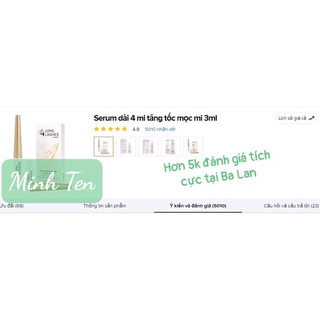Dưỡng dài mi Long 4 Lashes 3ml