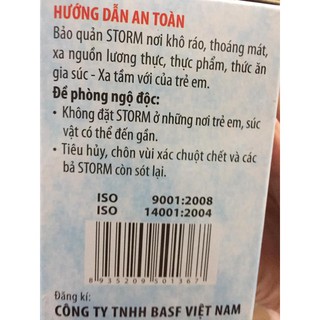 Thuốc diệt chuột dạng viên Storm