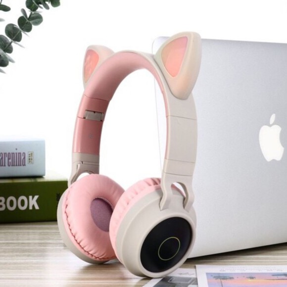 ( Có sẵn ) Tai nghe bluetooth tai mèo - Tai nghe mèo chụp tai có mic, đèn led dễ thương | BigBuy360 - bigbuy360.vn