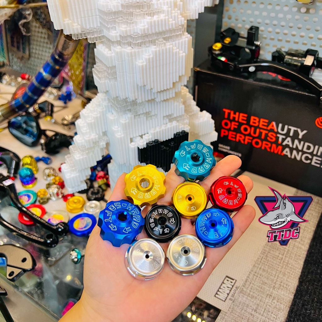 Núm nhôm gắn hpa phuộc các màu ✌