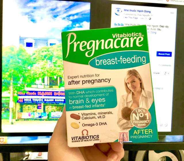 [Nhà thuốc HD] Vitabiotics Pregnacare cho mẹ bầu & mẹ sau sinh