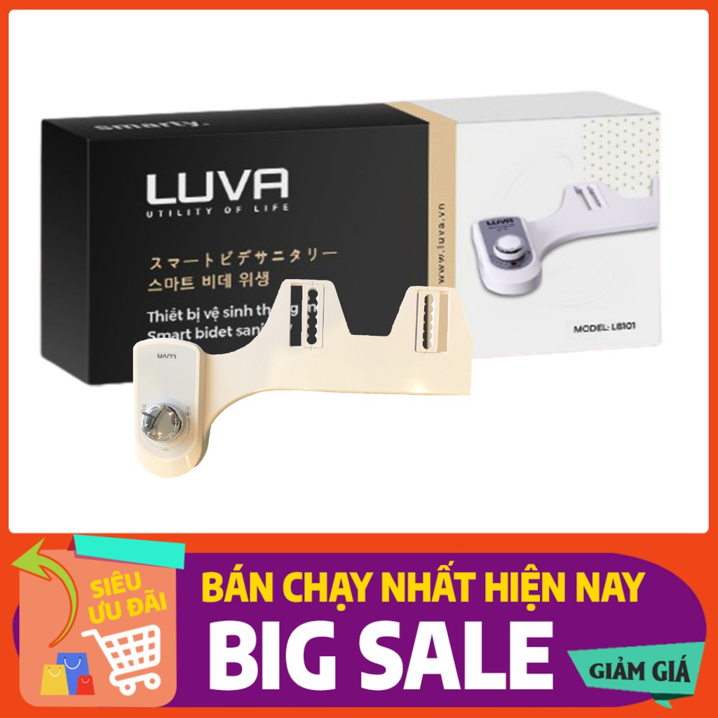 Luva Bidet LB101 - Vòi rửa vệ sinh thông minh 1 đầu phun, bảo hành chính hãng 3 năm