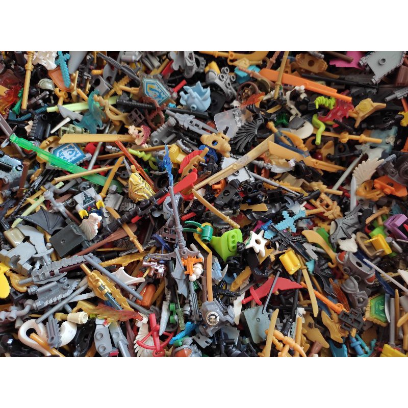 ĐỒ CHƠI LẮP RÁP combo 10 Món phụ kiện cho nhân vật Minifigures