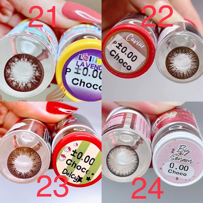 Các mẫu lens chocolate HOT size to_không độ (FREE SHIP)