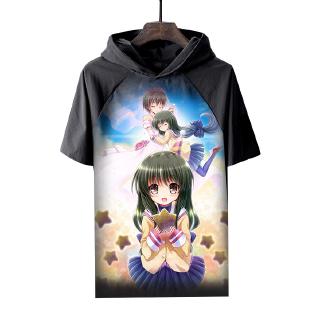 Áo Thun Tay Ngắn In Hình Anime Cá Tính Cho Nam Nữ