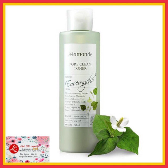 Nước Hoa Hồng Diếp Cá Mamonde Toner 250ML